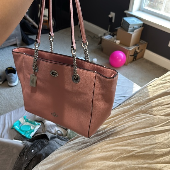 Pink coach tote bag - Picture 4 of 4
